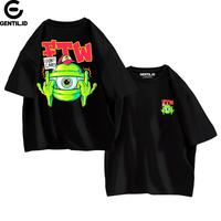 Gambar GENTIL - T-Shirt Oversize I Dont Care Unisex - HITAM, S dari GENTIL ID Kab. Bandung 2 Tokopedia