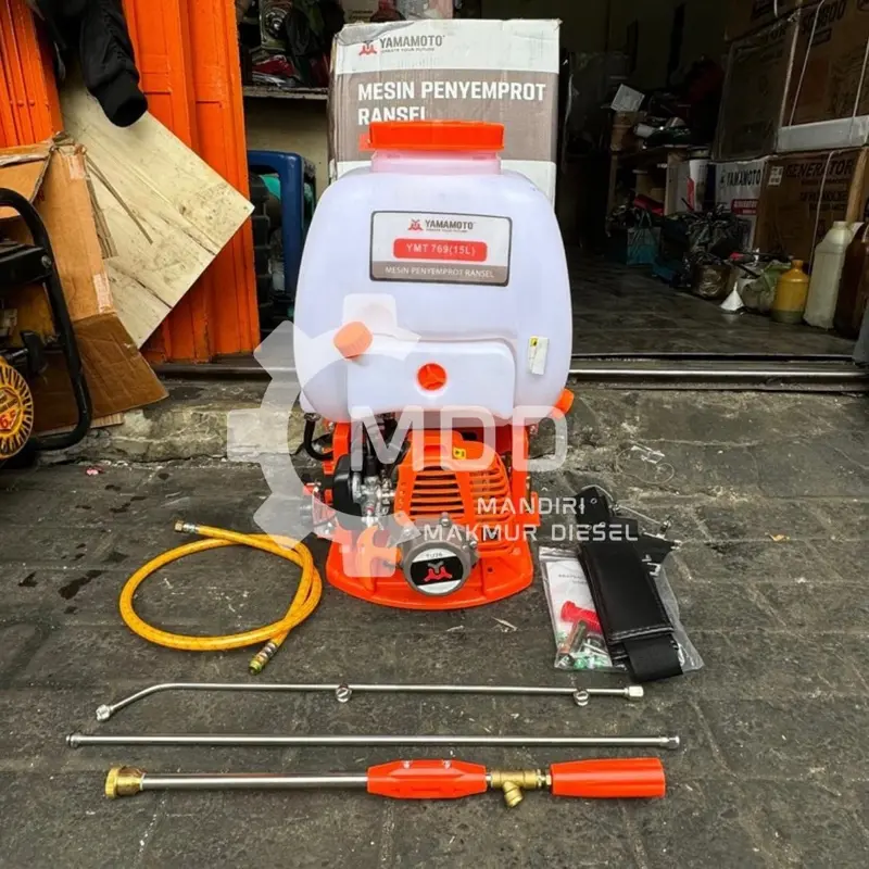 ￼Power Sprayer YAMAMOTO YMT-769 Mesin Semprot Hama Pertanian YMT769/YAMAMOTO Knapsack Sprayer YMT 769 (15 liter) / Mesin Ransel Gendong Hama 15 Liter 0