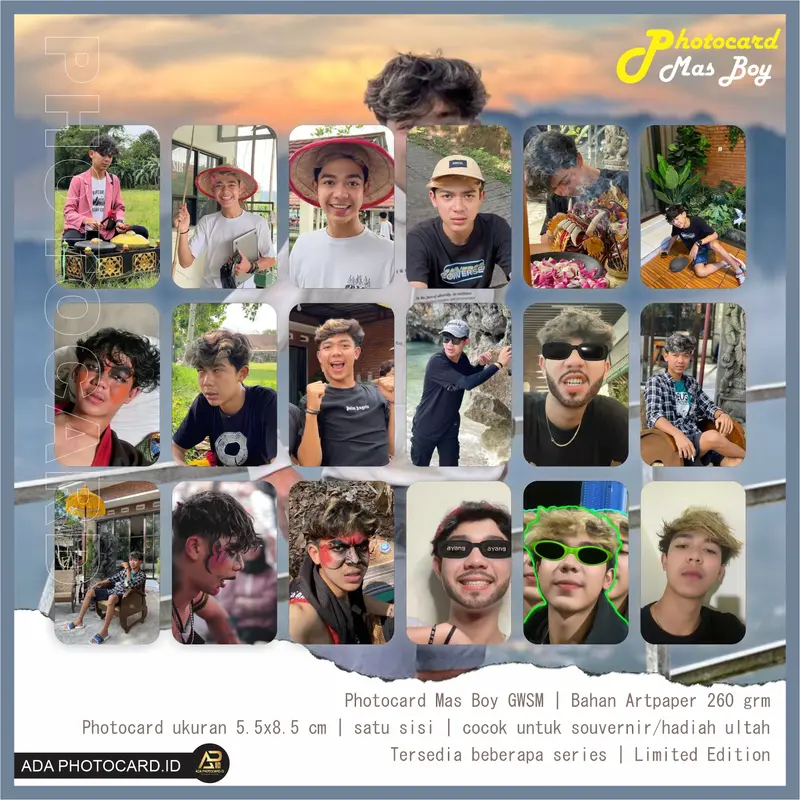 Photocard Mas Boy GWSM isi 100 Pcs Fanmade | Bonus Ganci, Rare Card, 2 PC random, Stiker dan Iner Sleeve | Bisa COD, Langsung kirim 5