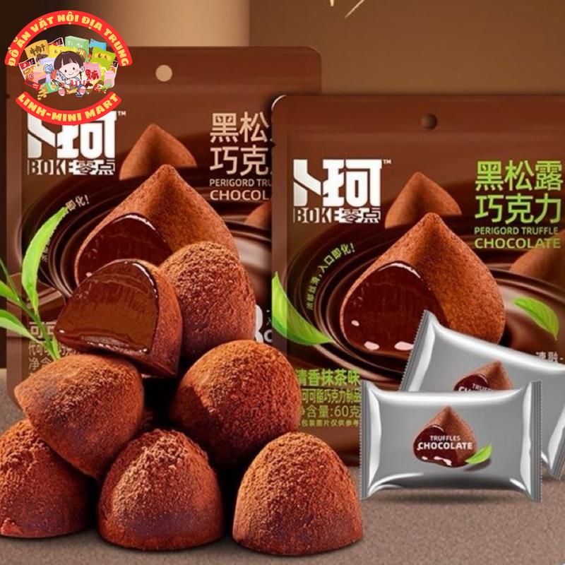 Socola nama gói nhỏ 60g, socola đắng nhẹ mềm dẻo siêu ngon