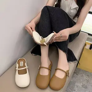 Sandals Flat Wanita Sepatuwanita fashionable gaya Korea Fashion Sepatu HZ-TX30