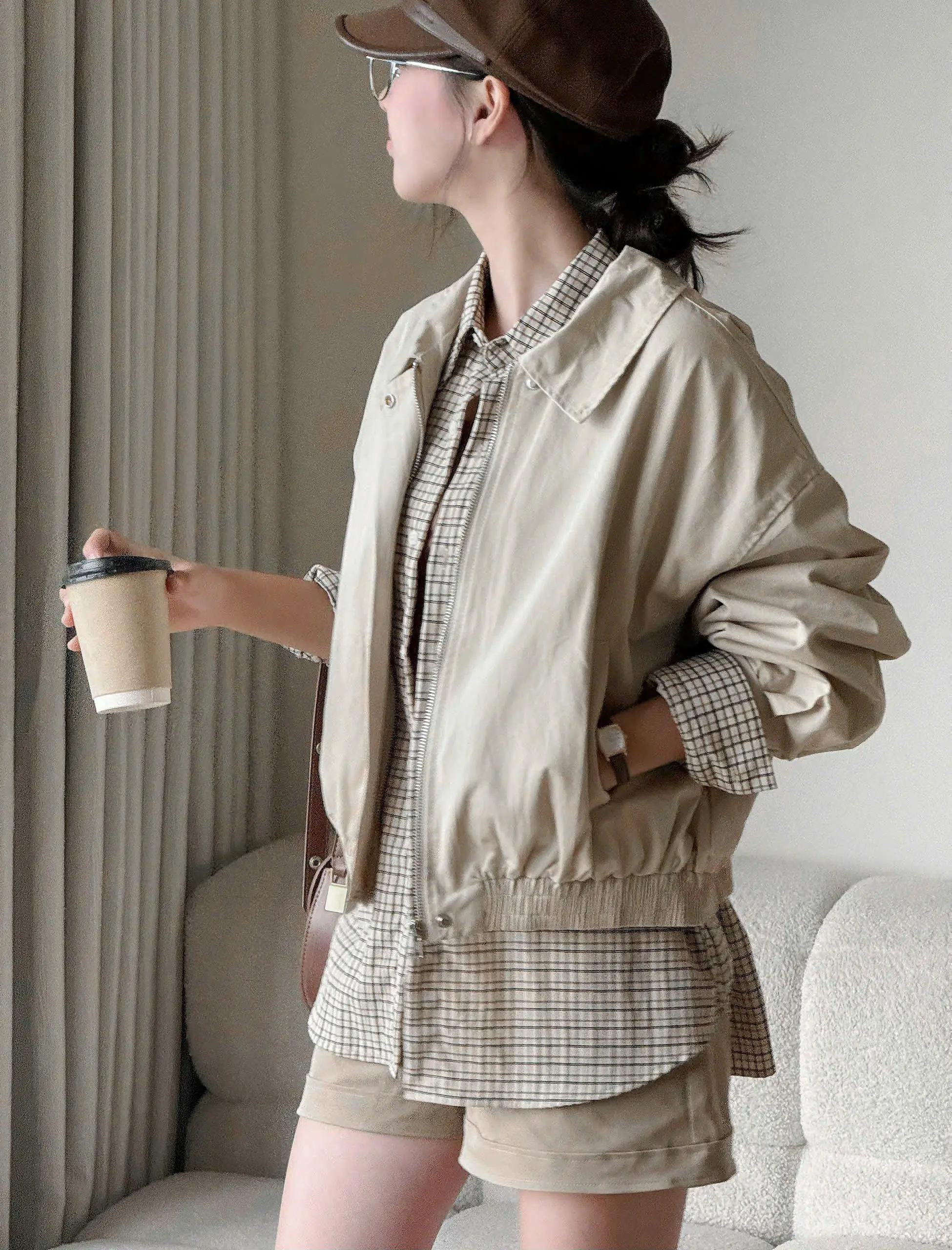 Áo Khoác Kaki Hai Lớp Có Lót Trong, Áo Khoác Nữ Form Dáng Vừa Chất Vải Dày Dặn Miho House | BigBuy360 - bigbuy360.vn