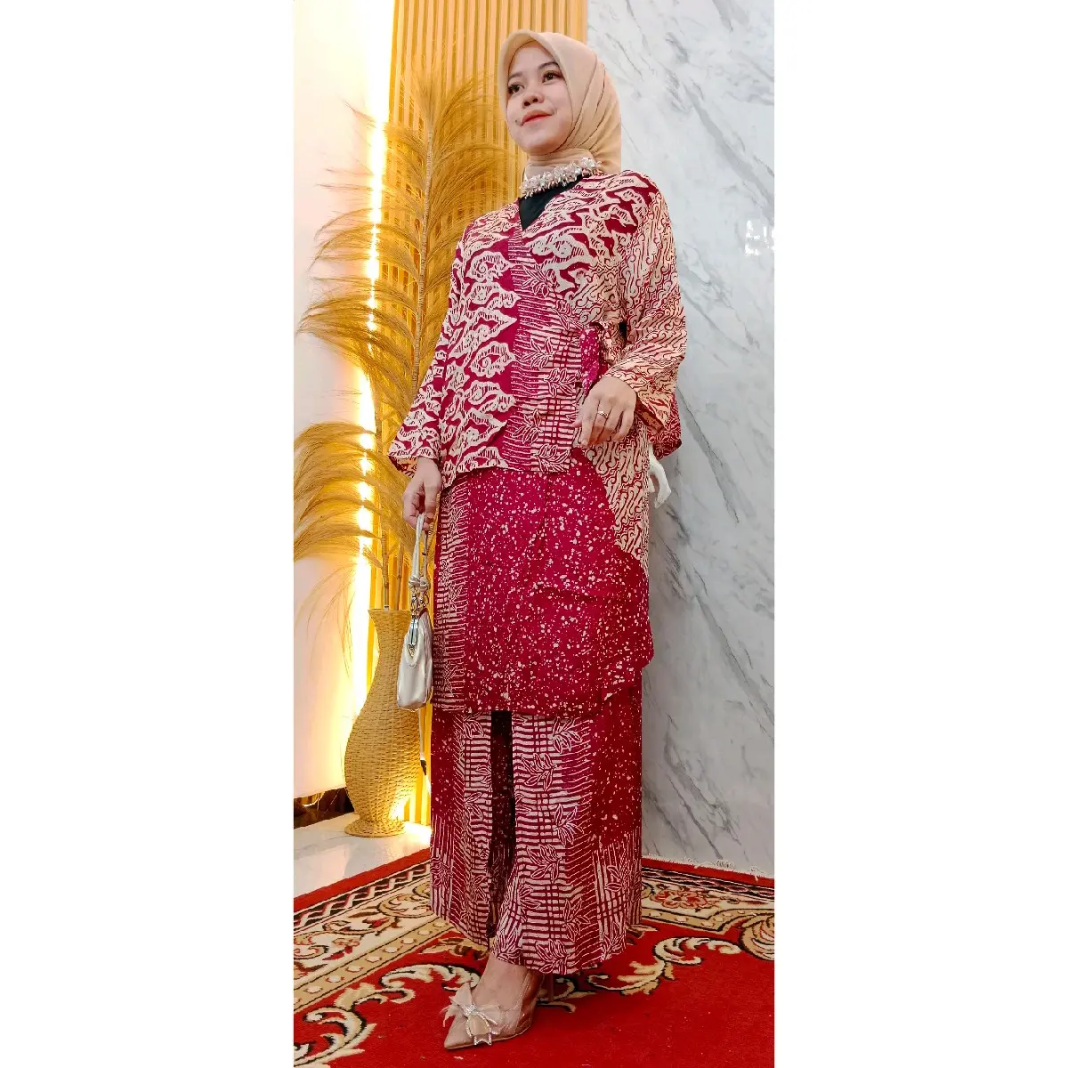 Stelan ananta kulot PREMIUM SPESIAL VISCOSE SEMI SUTRA  Pesta