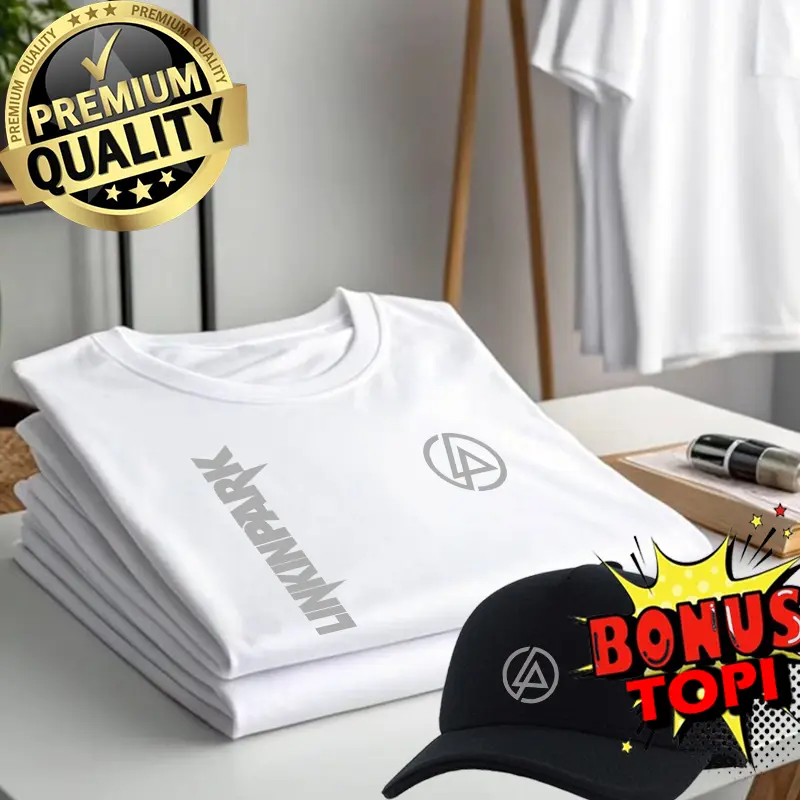 BELI BAJU GRATIS TOPI...!!! Kaos Distro Cowok Lengan pendek Logo LP 121 Silver | Kaos Pria Dan Wanita Premium | Kaos Oblong  Casual  Cowok Santai Tulisan Sablon Keren Bahan Lembut Katun Combed