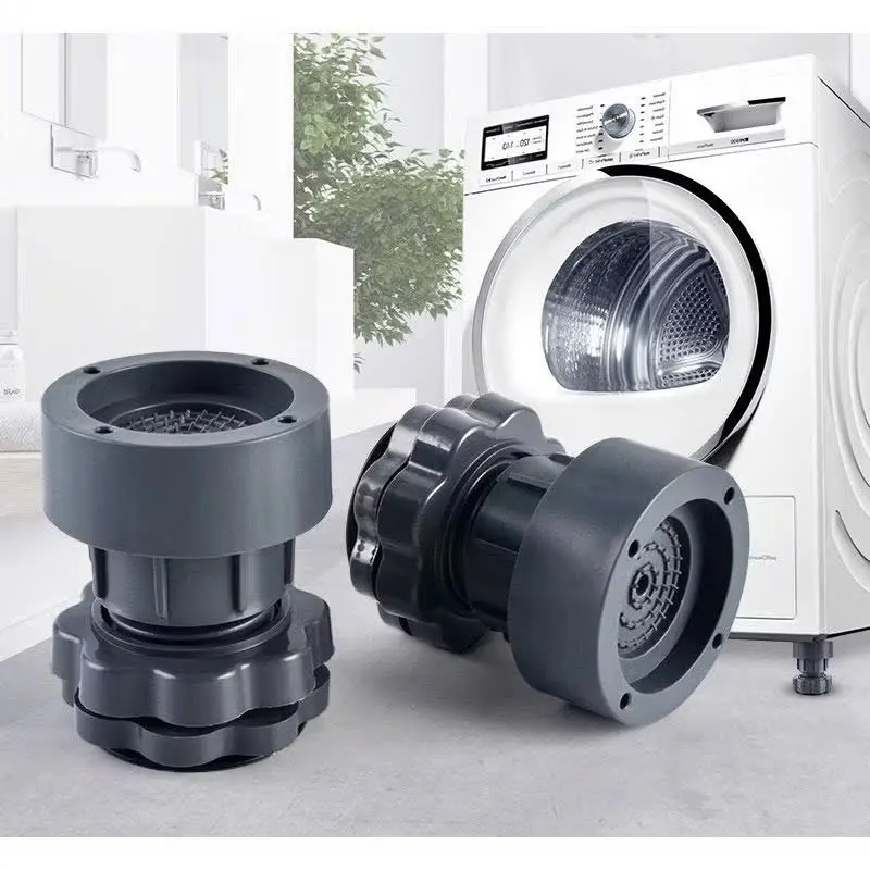 Combo 4 Chân Kê Bếp Ga  ,Tủ Lạnh ,Máy Lọc Nước…Máy Giặt Tăng Giảm Chiều Cao ,Đế Cao Su Chống Rung ,Chống Trượt ( màu ngẫu nhiên )