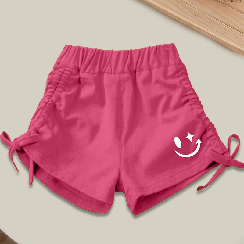 Shortpants Anak-Anak / Celana pendek Katun anak perempuan / cewe Motif Tali Serut usia untuk 1-12 tahun 5