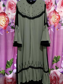 Product Review of ABAYA ELISA COUPLE MOM AND KIDS abaya hitam couple abaya turky gamis hitam abaya anak gamis couple abaya hitam Muslim Renda Mutiara Kombinasi Sifon Arab Ibu Umroh Syari Outer from A**🥀 1