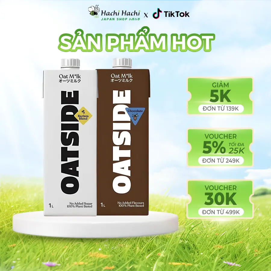 Sữa yến mạch Oatside 1L - Hachi Hachi Japan Shop