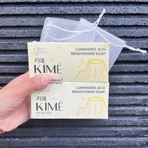 [BELI 2 LEBIH HEMAT] KIME Luminizing Jeju Brightening Soap 2x50gr - Sabun Pencerah Kulit Wajah & Tubuh BPOM ORIGINAL