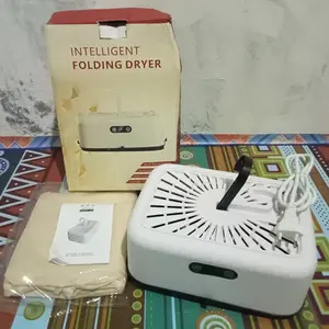 [HJS] Mesin Pengering Pakaian Portabel Pemanas Pengering Pakaian Lipat Listrik Anti Bakteri Pengering Sepatu Multifungsi