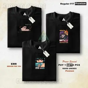 Buy 1 get 3 pcs | kaos distro pria cotton combed 30 s | kaos pria premium tebal | kaos distro pria original | kaos pria terlaris | kaos distro pria wanita kece | kaos distro terbaru