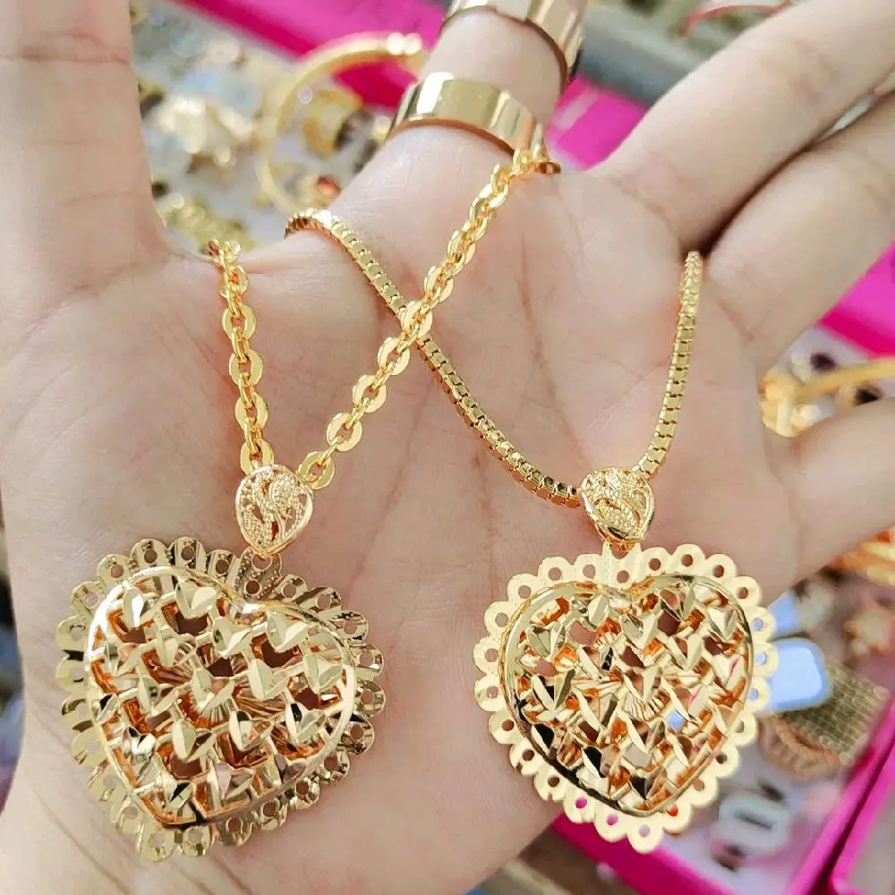 kalung liontin love dubai terbaru