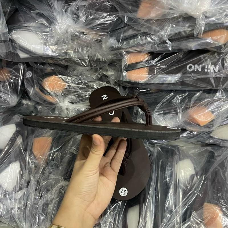 [ND04] FORM NHỎ Dép kẹp trơn nữ quai da đế bằng, dép xỏ ngón DéP GiàY Shoes 6