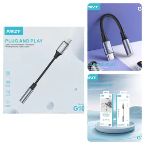 PINZY G10 USB-C to 3.5mm Headphone Jack Konverter Audio