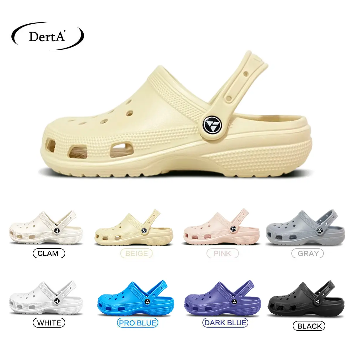 DertA' Sandal Kodok Pria Ringan Anti Slip Anti Bau Lentur Colorful Daily Mudah Dibersihkan Size 30-45