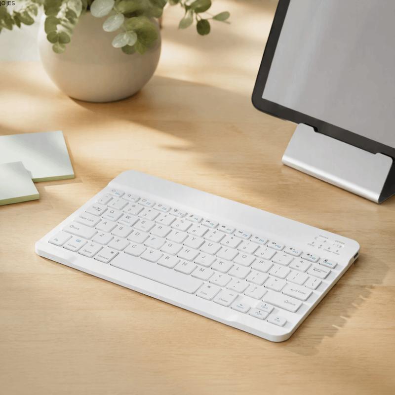 JOIJES Phổ quát 10 inch Bàn phím mini Có thể sạc lại Kích thước nhỏ Bàn phím Bluetooth Siêu mỏng Không dây Bàn phím di động Sử dụng trong văn phòng