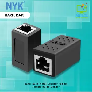 Connector Barrel rj45 coupler cat 5 6 7 - Sambungan rj45 - Barel rj-45