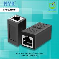 Gambar Connector Barrel rj45 coupler cat 5 6 7 - Sambungan rj45 - Barel rj-45 dari Multi Komputer Kota Administrasi Jakarta Barat 1 Tokopedia