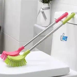Sikat Wc Gagang Panjang 2 Warna-Gagang Stainless Steel