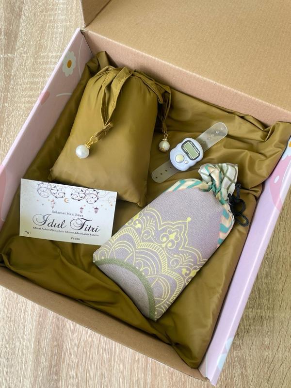 Product Introduction of SYALUNA - Hampers Mukena Dewasa Kado Mukenah Mewah 2 in 1 Gift Box 7