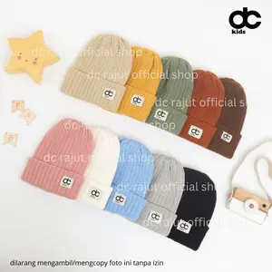 (0-5tahun)TOPI KUPLUK RAJUT LIPAT  best quality
