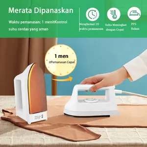 [Ada stock]Setrika Portabel/Setrika /Mini Portable/500W/setrika pakaian iron Kontrol suhu 5-kecepatan Listrik