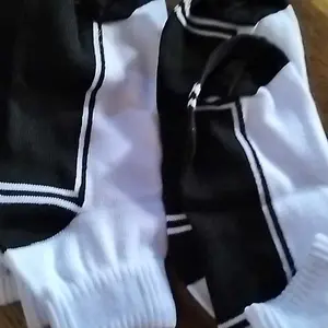 6 PASANG KAOS KAKI SEKOLAH PENDEK DIATAS MATA KAKI WARNA PUTIH HITAM / KAOS KAKI Katun Sport Semata kaki 3/4 UKURAN SD SMP SMA Tebal