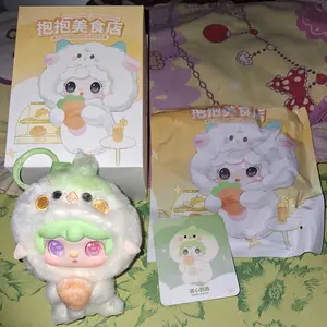 Yooki V10 Cuddly Snack Buddies / Makanan Gemes Peluk-peluk Series｜Blind Box Gantungan Boneka Super Gemes｜Aksesori Tas Gemes & Unik｜Vinyl Face Plush doll｜Blind Box｜Boneka Fluffy｜Present By UMOLAB