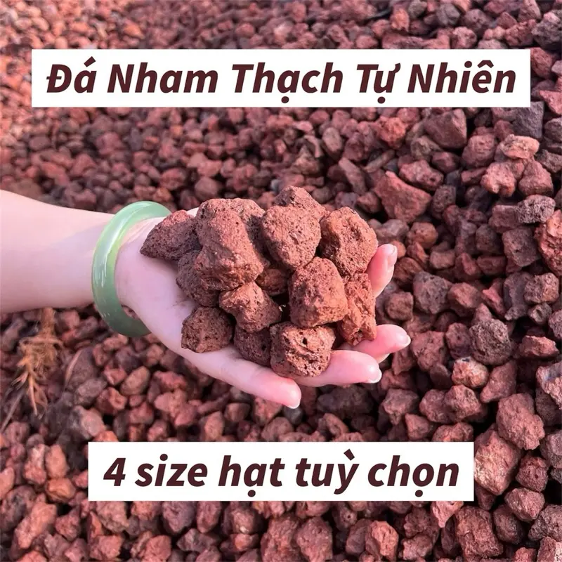 [1kg] Đá nham thạch tự nhiên nhiều size nhiều trọng lượng hạt từ 3mm - 50mm – nền thủy sinh, thoáng rễ