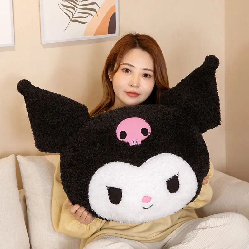 Soft Cuddly Kuromi Plush Pillow Superb Gift For Kids Girlfriends