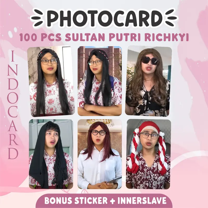 Photocard Sultan Putri Richkyi 100 Pcs Bonus Innerslave - Indophotocard 0