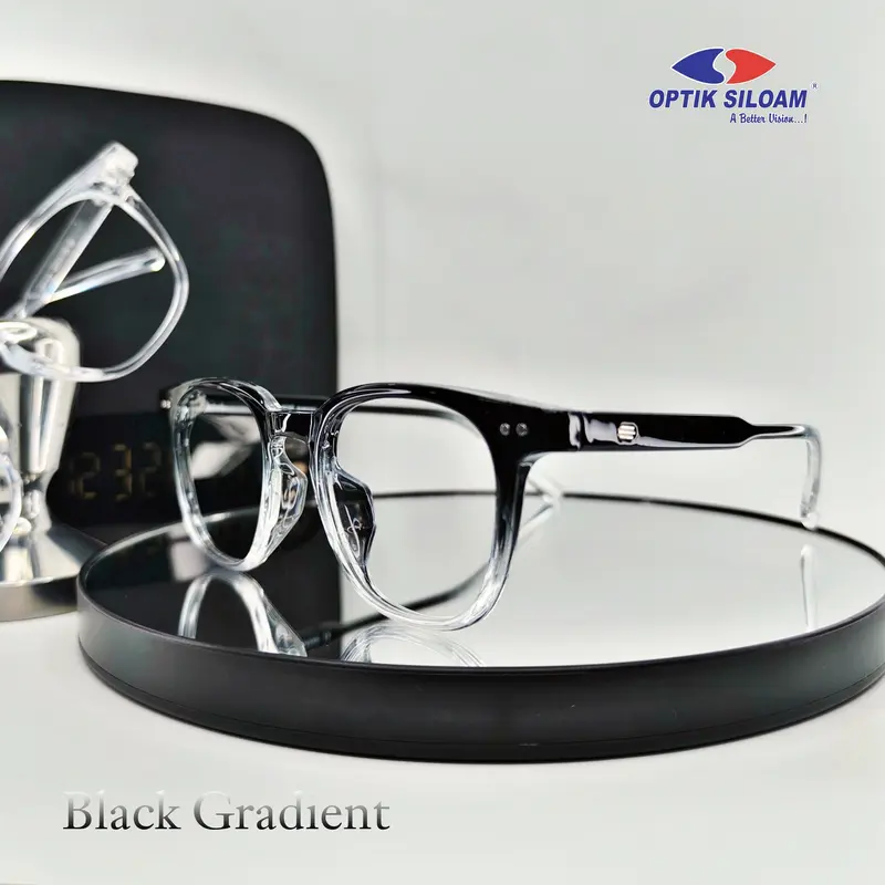 KACAMATA WISE WP1123 MODEL CLASSIC KOTAK OVAL SEDANG LAKI-LAKI PEREMPUAN TR PLASTIK RINGAN 2