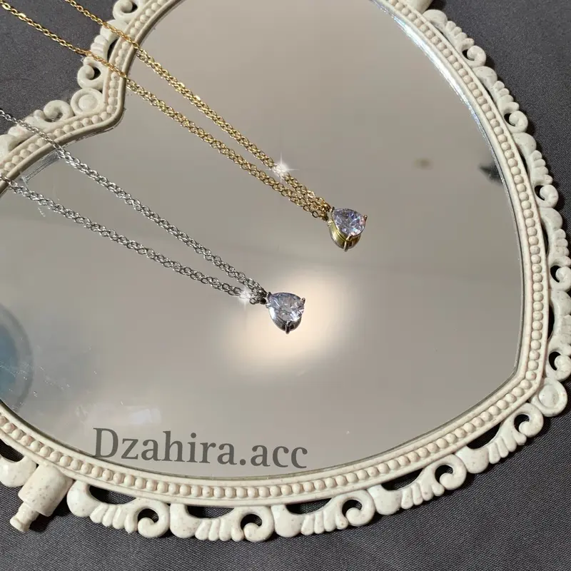 Kalung tetes mana titanium anti karat dan luntur 0