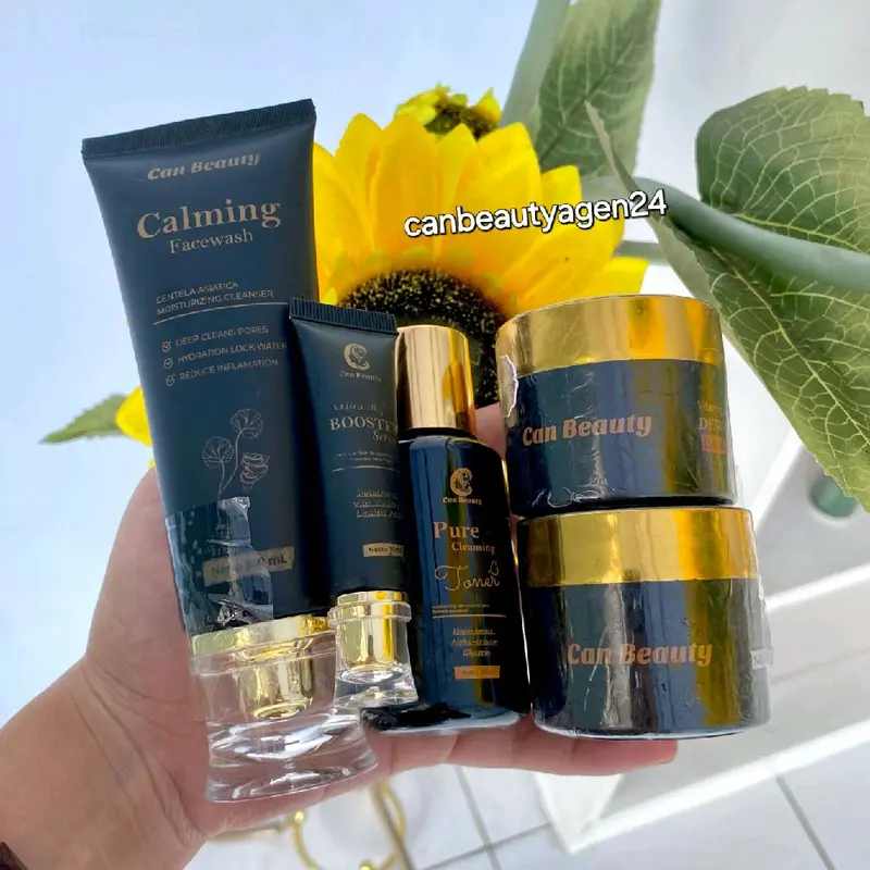 CAN BEAUTY ECER DAY NIGHT CREAM SERUM ACNE BOOSTER TONER SABUN WHITENING FACEWASH oily skin jerawat  Perawatan Wajah Cleanser Mencerahkan Berjerawat 0