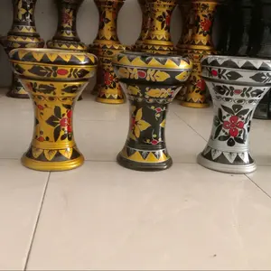 Darbuka 6 Inci Motif Batik Berkualitas dengan Head Putih dan Suara Nyaring untuk Anak-anak