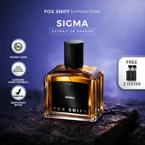 Fox Sniff – Sigma Parfum Pria Aroma Fruity Woody Extrait De Perfume Aroma Wangi Tahan Lama Hingga 8 Jam Tidak Bekas Di Pakaian Dan Wangi Meninggalkan Jejak