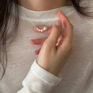 EAR PARTNER-A スリムなスネークボーンチェーンネックレス、学生向けの手頃な高級感とアートな雰囲気、夏服にぴったり(xl-686)