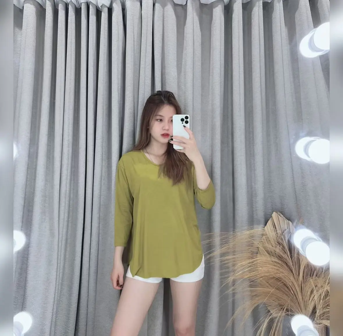 Kaos oversize lengan 7/8 / Kaos wanita jumbo / Kaos oversize slit Kaos oversize lengan 7/8 / Kaos wanita jumbo / Kaos oversize slit