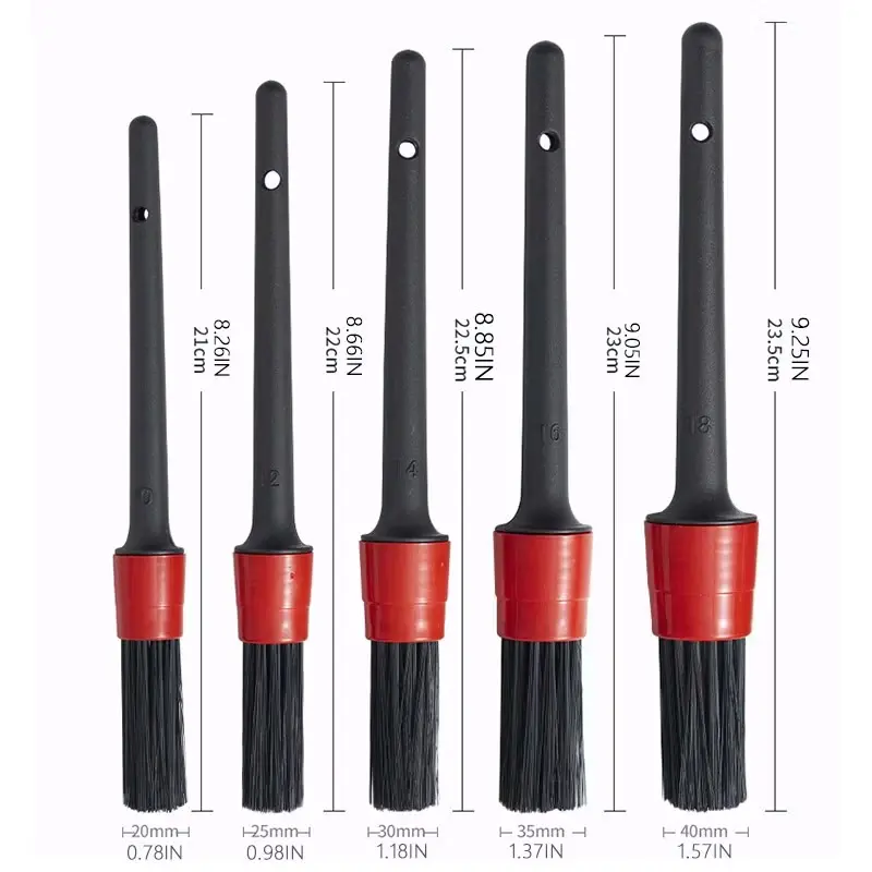Brush Detailing Set 5in1 Kuas Sikat Poles Pembersih Interior Mobil Sikat Pembersih Interior Mobil Duster Brush 5 PCS Car 4