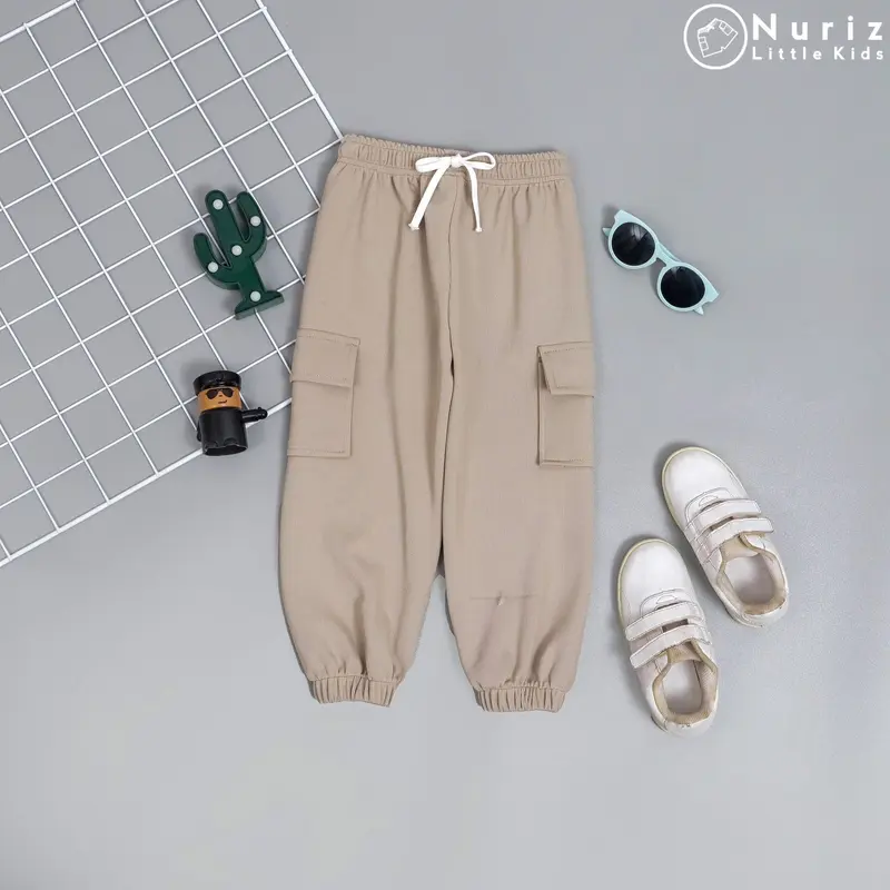 100K 4 PCS Celana Jogger Chargo Anak-Anak Umur 1-12 Tahun Laki-Laki Perempuan bahan Japan Line 8