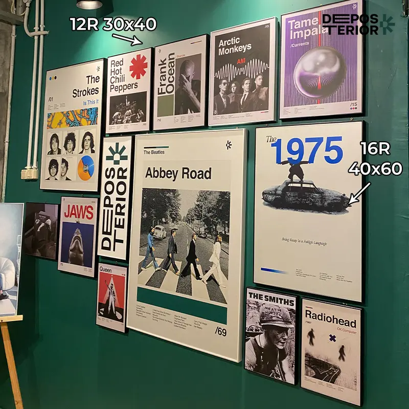 Poster Led Zepplein Cover Album Frameblock 7