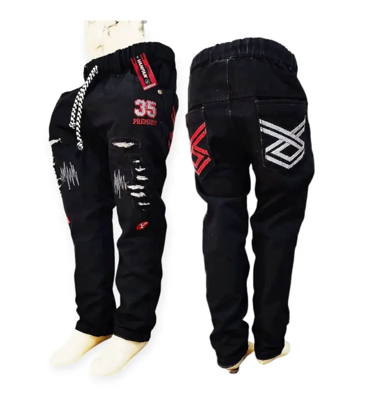Celana Panjang Jeans Model Sobek Anak Laki Laki 2 s/d 15 Tahun Terbaru Fivan12 - Fashion 2