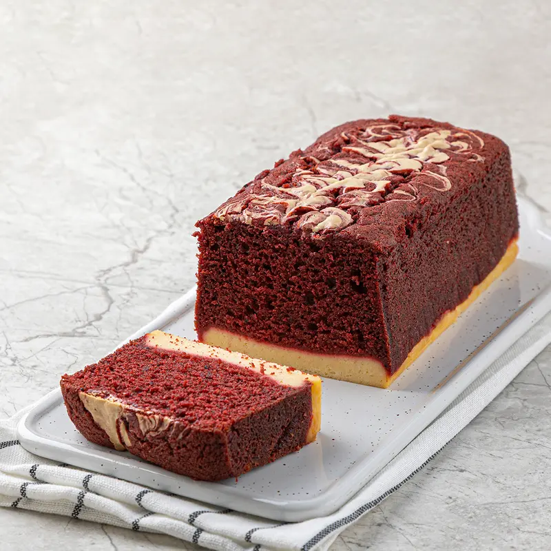 [Bakers Brew] Red Velvet Cheese Loaf Cake