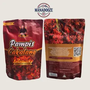 ￼ Makanan siap saji Ikan Pampis Cakalang (Spicy) - Kuliner Om Buds 200 Gram Khas Manado