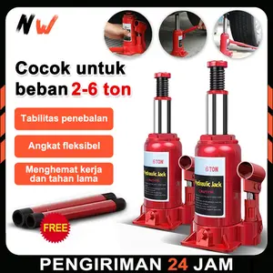 Dongkrak Botol Hidrolik 2Ton 3Ton 5Ton - Dongkrak Mobil Hydraulic Heavy Duty untuk Truk, SUV, Jeep & Ganti Ban