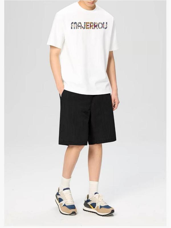 MAJERROU Pria Distro Kaos Pria Lengan Pendek Katun Adem Baju Tshirt Dewasa Basic Combed Distro CH2401 Oblong Polos Cowok 4