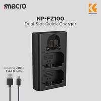Gambar KNF Concept LCD Dual Smart Charger Sony NP-FZ100 with Type-C Fast Charging USB dari MACRO.id Kota Administrasi Jakarta Barat 2 Tokopedia