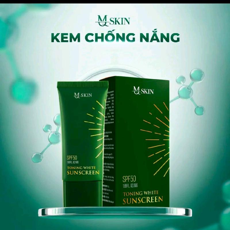 KEM CHỐNG NẮNG NHÂN SÂM MẨU CỦ 50G MQSKIN SKINCARE