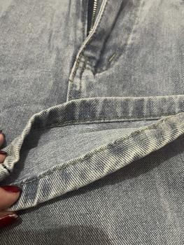 Product Review of New Biru muda kulot longgar high waist celana jeans panjang wanita（GOOD LUCK）（realpict） from k**i 1