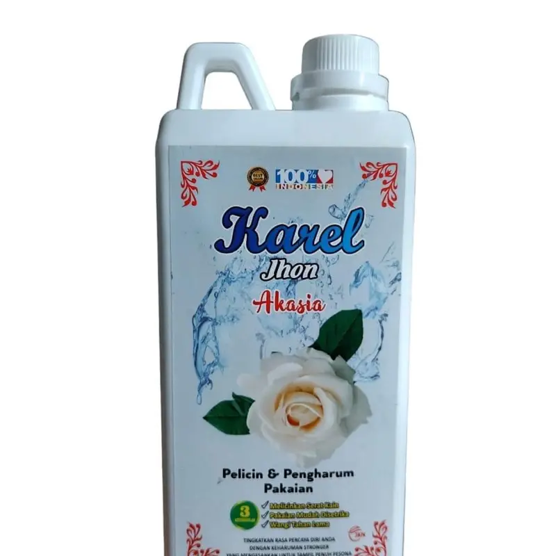 Setrika Laundry Pewangi Best Seller 1000ml Akasia Pelicin Pelembut Pakaian Kisprayy 2